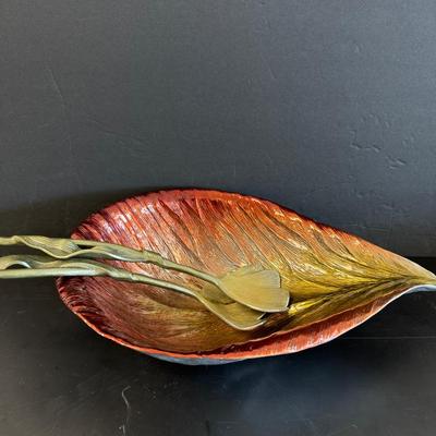 Signed Michael Aram Bowl And Servers