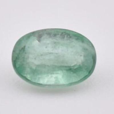 0.75 Carat Natural Unheated Oval Emerald