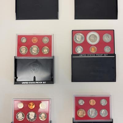 US Proof Sets 1977-1982