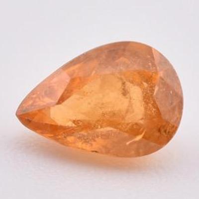 1.1 Carat Natural Unheated Pear Orange Spessartite Garnet - SI1