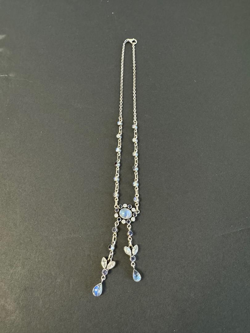 Rainbow Moonstone Necklace