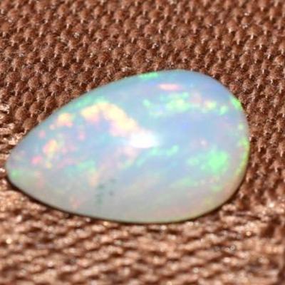 2.7 Carat Natural Unheated Pear Fire Opal Cabochon - AAA