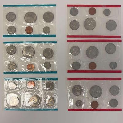 3 Sets of 1979 US Uncirculated Coins 