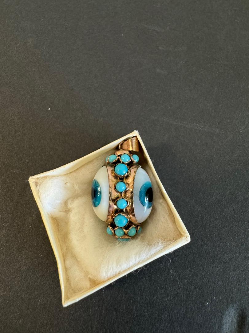 Vintage Evil Eye Pendant