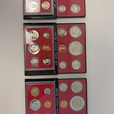 US Coin Proof Sets 1977-1982