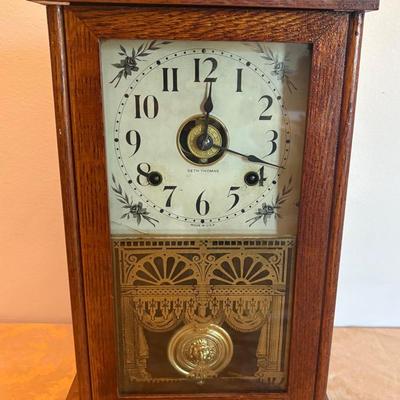 Seth Thomas Mantel Grandfather Shelf Clock