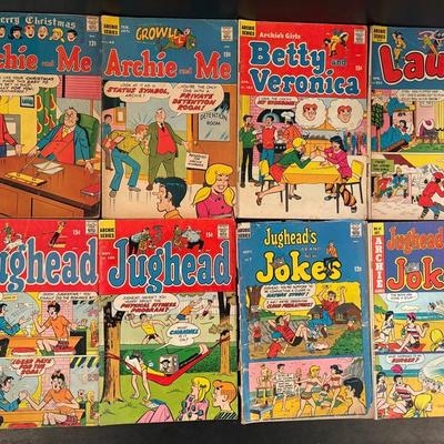1960-70’s Original Archie Series Comics Lot Of 8