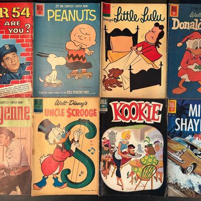 1960’s Original Comics Published By Dell Lot Of 8