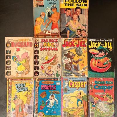1950-80’s Various Original Comics Lot Of 10