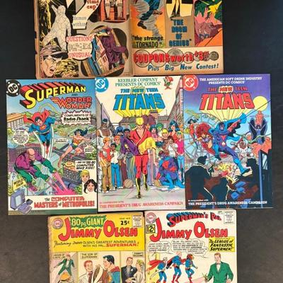 1960-80’s Variety Original DC & Charlton Pub. Comics Lot Of 7