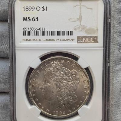 1899-O Morgan Dollar…NGC MS64