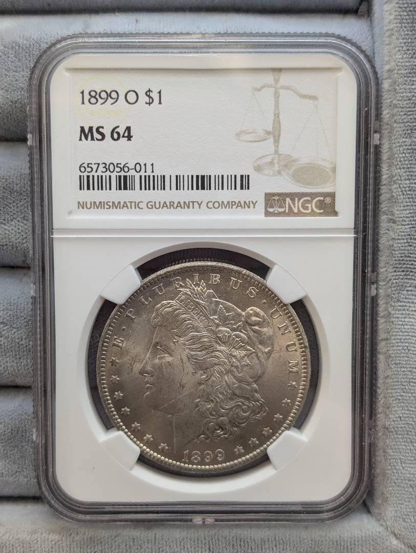 1899-O Morgan Dollar…NGC MS64