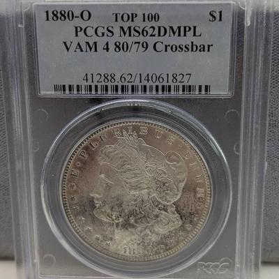 1880-O Morgan Dollar...PCGS MS62, VAM 4