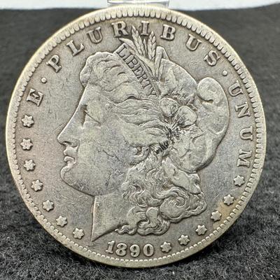 1890-CC Morgan Dollar