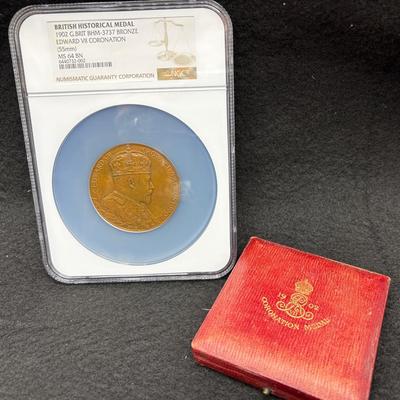 1902 Bronze Edward VII Coronation Medal