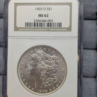 1903-O Morgan Dollar…NGC MS62