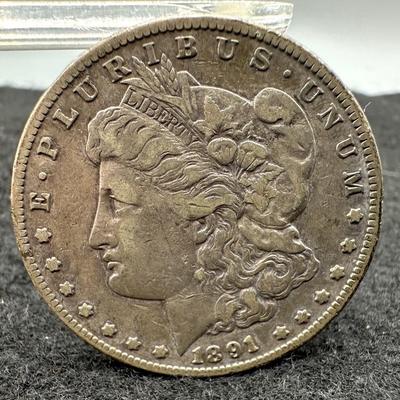 1891-CC Morgan Dollar