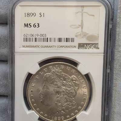 1899 Morgan Dollar…NGC MS63