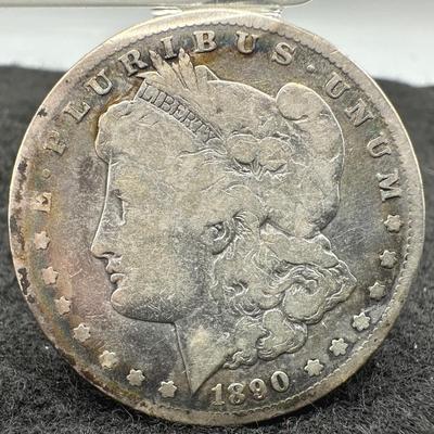 1890-CC Morgan Dollar
