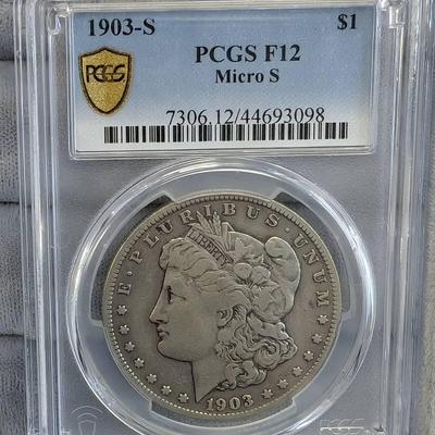 1903-S Morgan Dollar…PCGS F12 Micro S