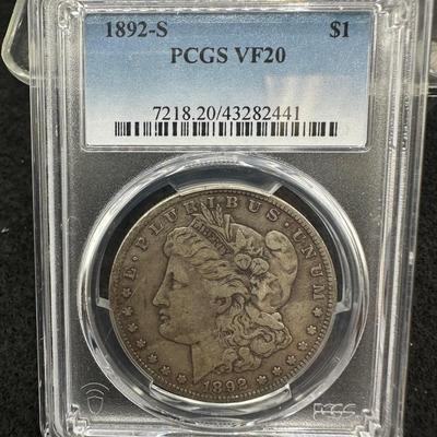 1892-S Morgan Dollar…PCGS VF20