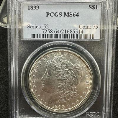 1899 Morgan Dollar PCGS MS64