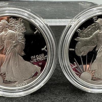 2021 & 2022 Proof Silver Eagle