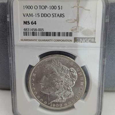 1900-O Morgan Dollar...NGC MS64, VAM-15