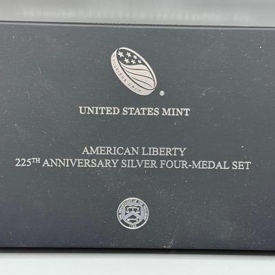 American Liberty 225th Anniversary Silver Four Medal Set 