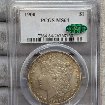 1900 Morgan Dollar PCGS MS64