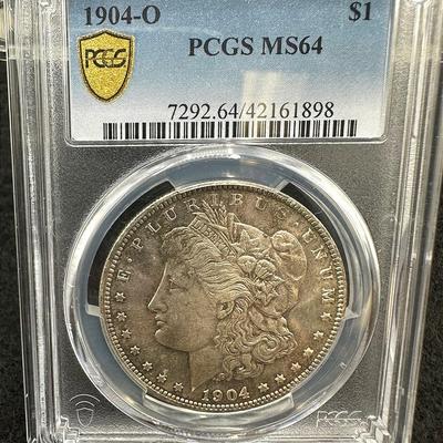 1904-O Morgan Dollar, PCGS MS64