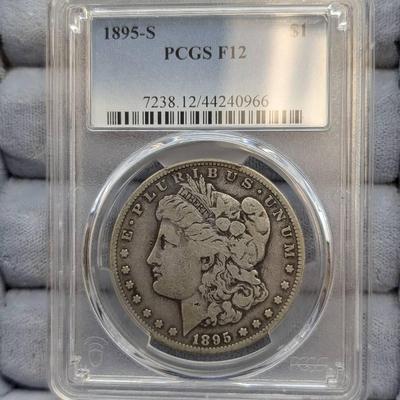 1895-S Morgan Dollar…PCGS F12