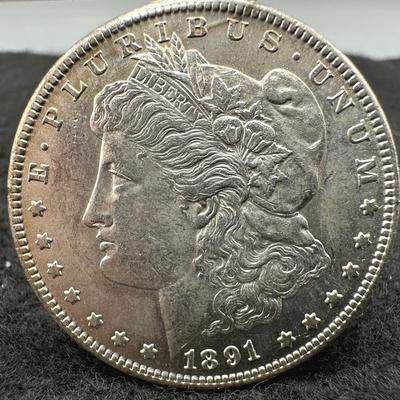 1891-CC Morgan Dollar