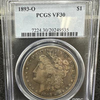 1893-O Morgan Dollar…PCGS VF30