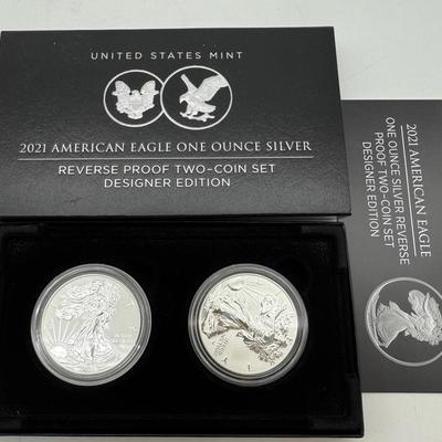 2021 Silver Eagle Reverse Proof Set 