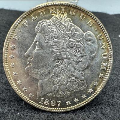 1887 Morgan Dollar