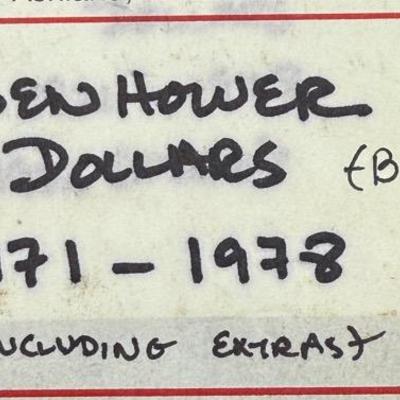 Album Eisenhower Dollars 1971-1978 Plus 1972 Extras 