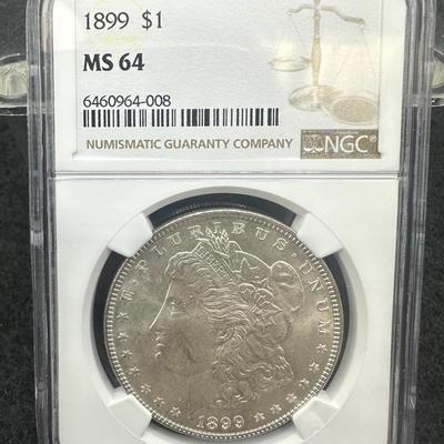 1899 Morgan Dollar…NGC MS 64