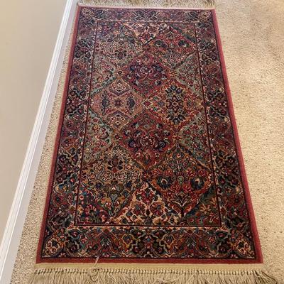 Karastan Wool Rug – Multicolor Panel Kirman Pattern 717 – 2.10’ x 5’ – Vintage