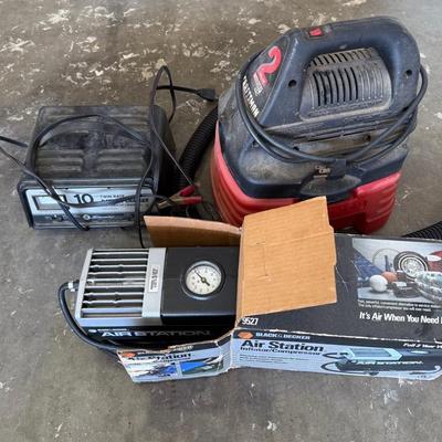 Black And Decker Air Station, Twin Rate Battery Charger, 2 Gallon Craftsman Wet/Dry Vacuum 