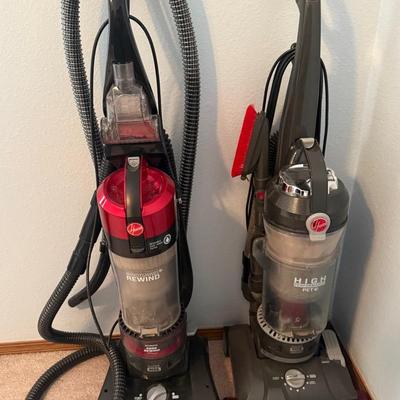 Two Hoover Wind Tunnel Vacuums