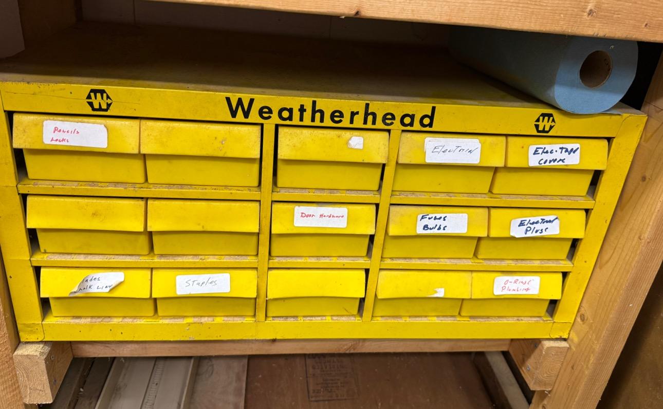 Weatherhead  Tool Storage Box And Contents