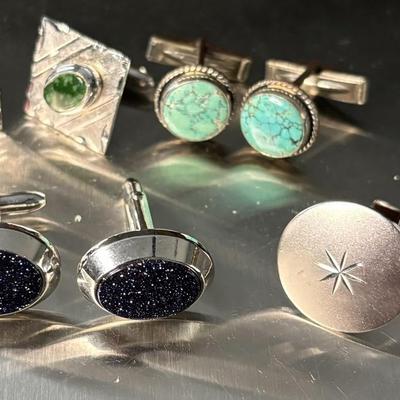 Sterling Silver Cufflinks (4 Sets)