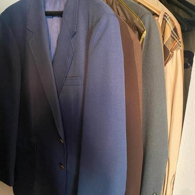 Mens Clothing Lot - Including Vintage Blazers & Dress Pants - Haband & Towncraft - Most 42R