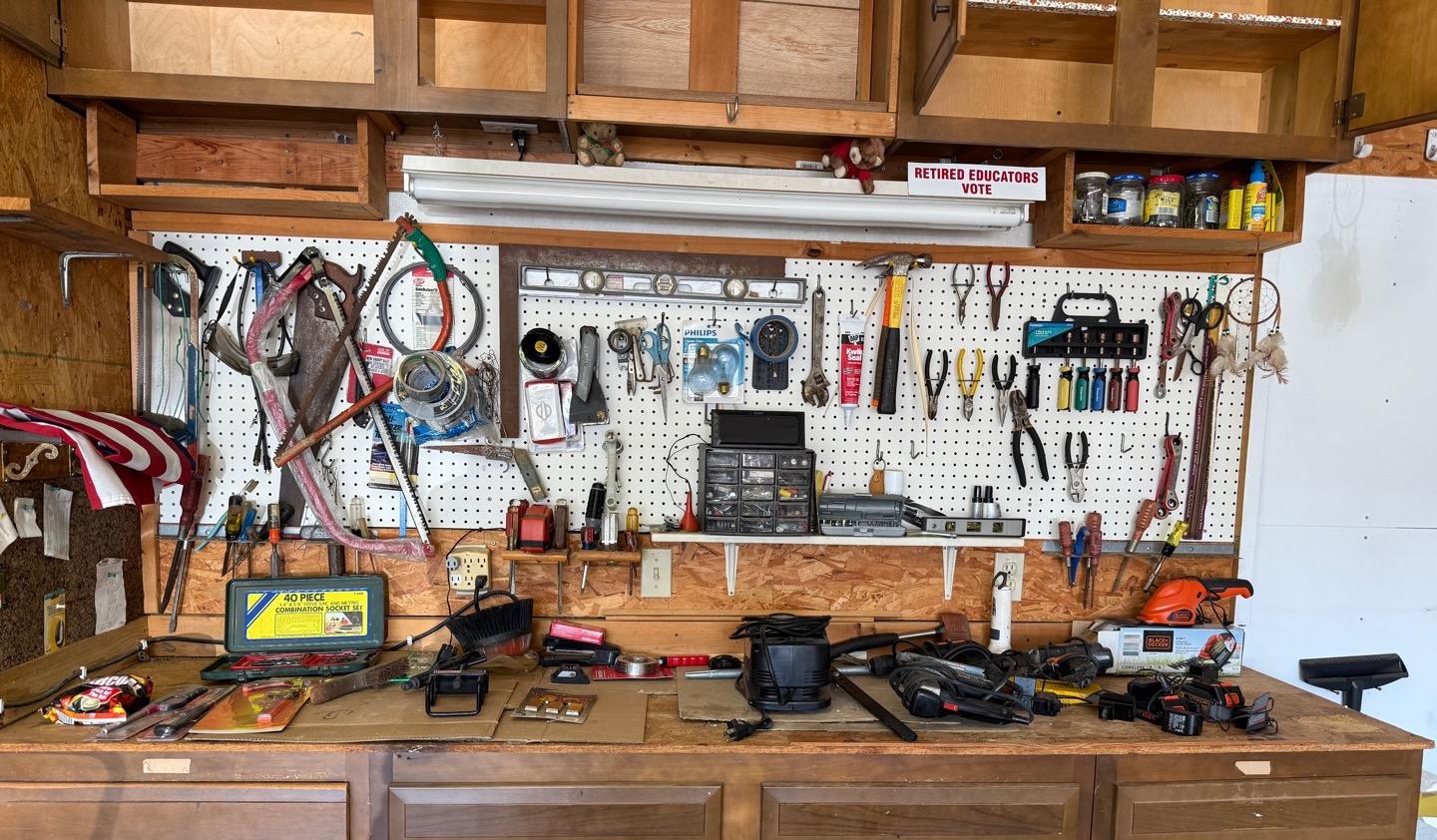 Mystery Lot Of Tools, Both Power And Hand Tools