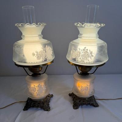 Matching Huricane Lamps