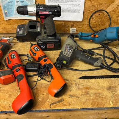 Black And Decker, Craftsman, And King Power Tools