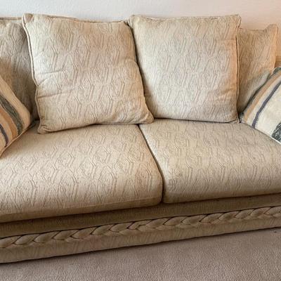 Large Sofa With Pillows
