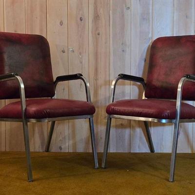 Vintage Office Chair Duo (B)