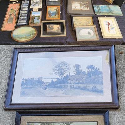 Assortment of Old-Fashioned Art + (LR)